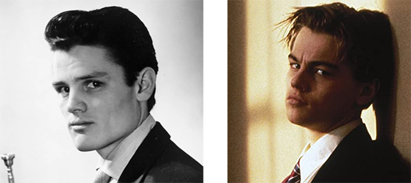 boy looking up at book on Jazz by Rex Harris which is on a pedestal