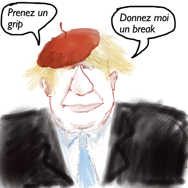 Boris Johnson speakes Franglais