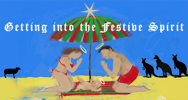 Australian Nativity Scene